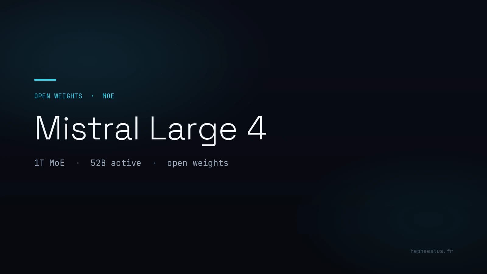 Mistral Large 4 goes open-weight: what it means for teams that want to self-host